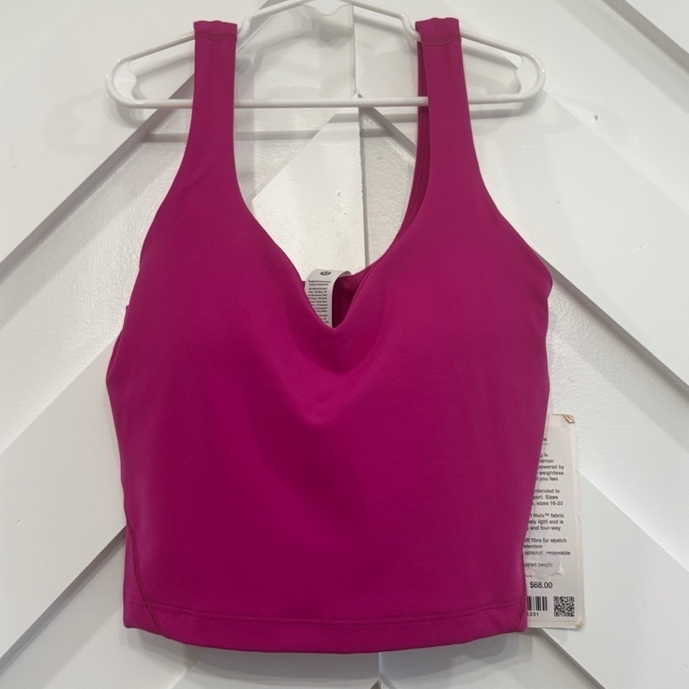 NWT Lululemon Align Tank Top In Ripened Raspberry Size 4 - Picture 3 of 6
